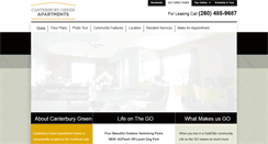 Desktop Screenshot of canterburygreenapartmenthomes.com